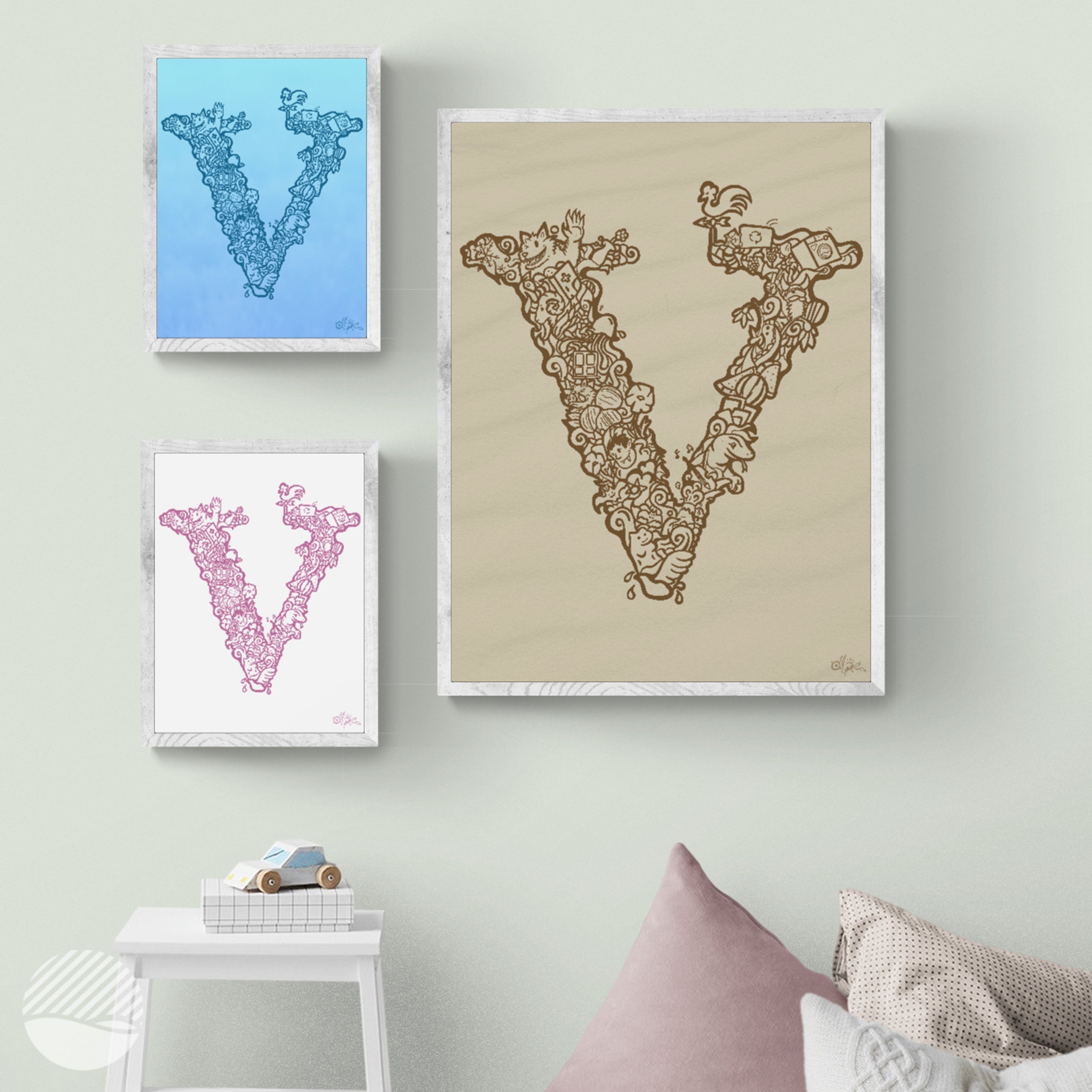 V, Danish Edition by Alpe: A Letter That Starts With a Name