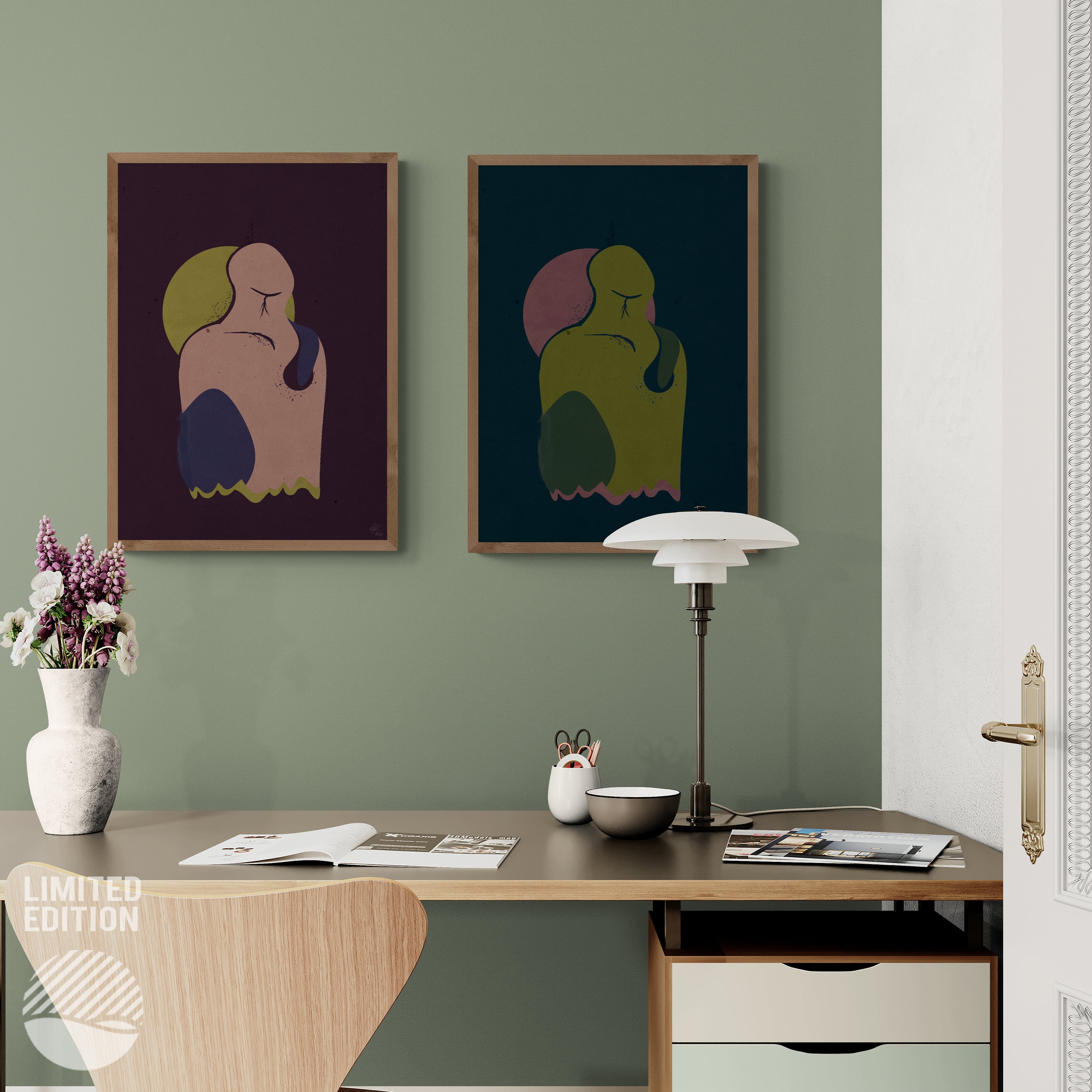 Without Armour by Alan Pedersen (Alantherock) displayed in a room setting