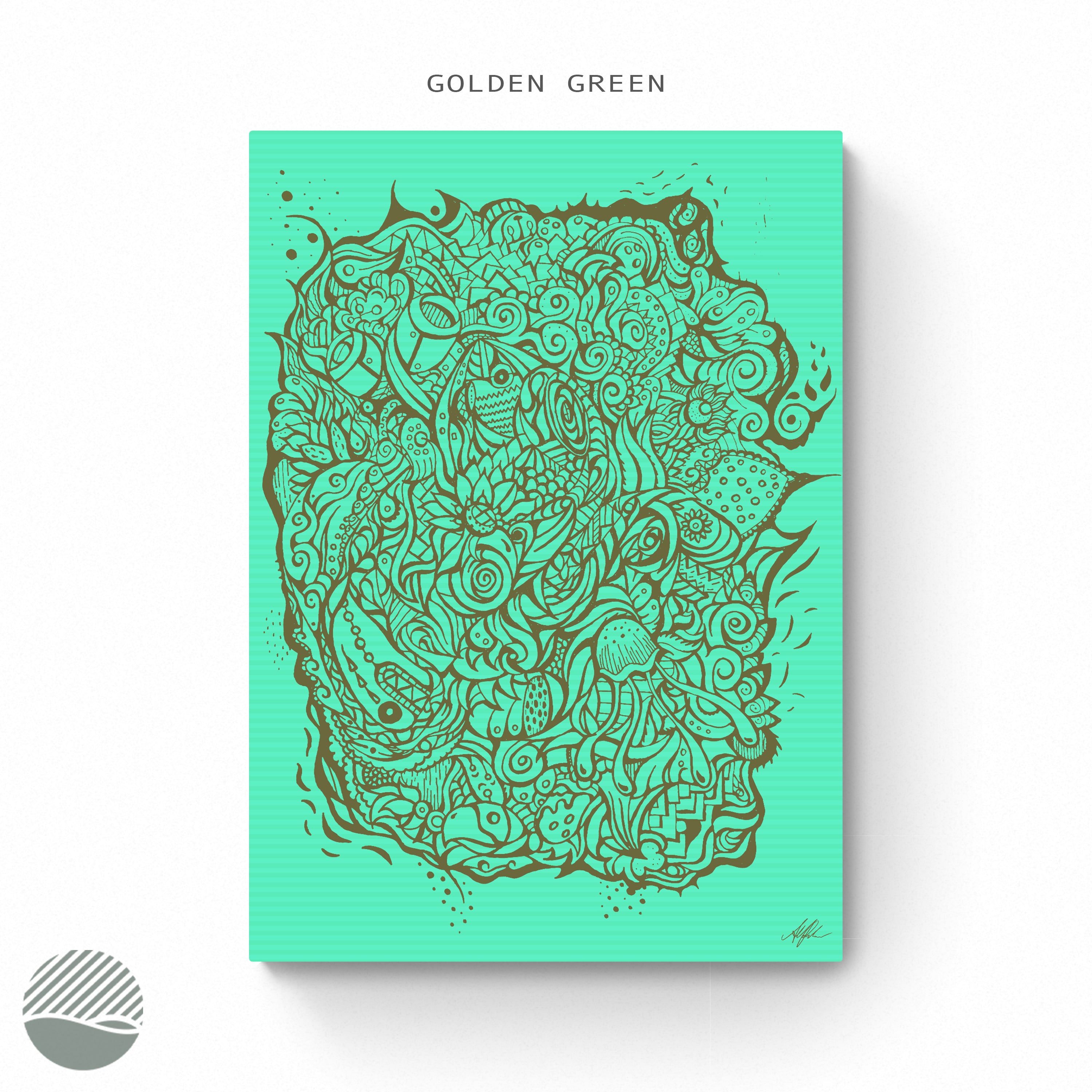 Dream World in Golden Green edition by Alan Pedersen (Alantherock)