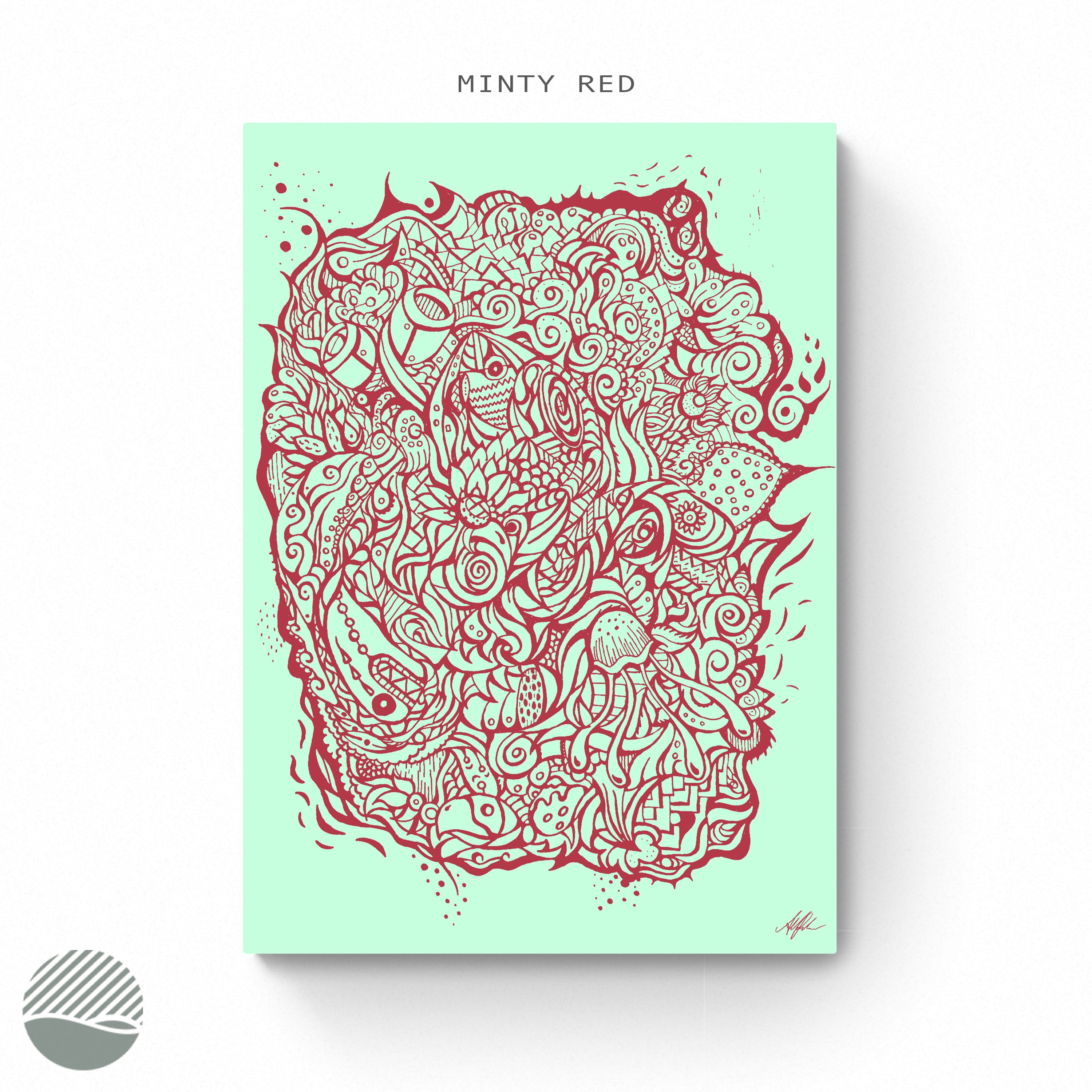 Dream World in Minty Red edition by Alan Pedersen (Alantherock)
