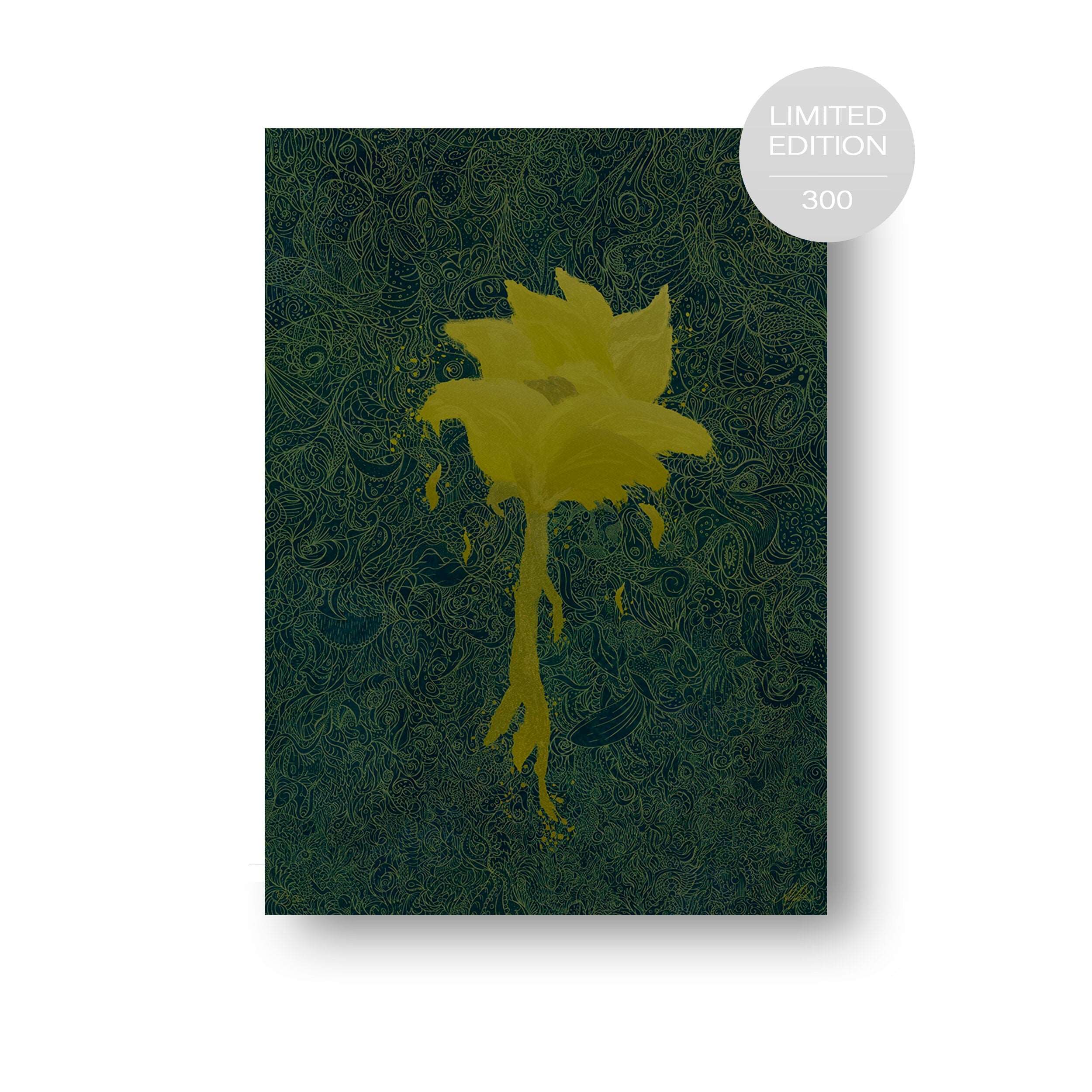 NOKUKO - Art - Alan Pedersen - ALANTHEROCK - Trust - Listen to me, myself - Limited edition 300 - Golden confident - print