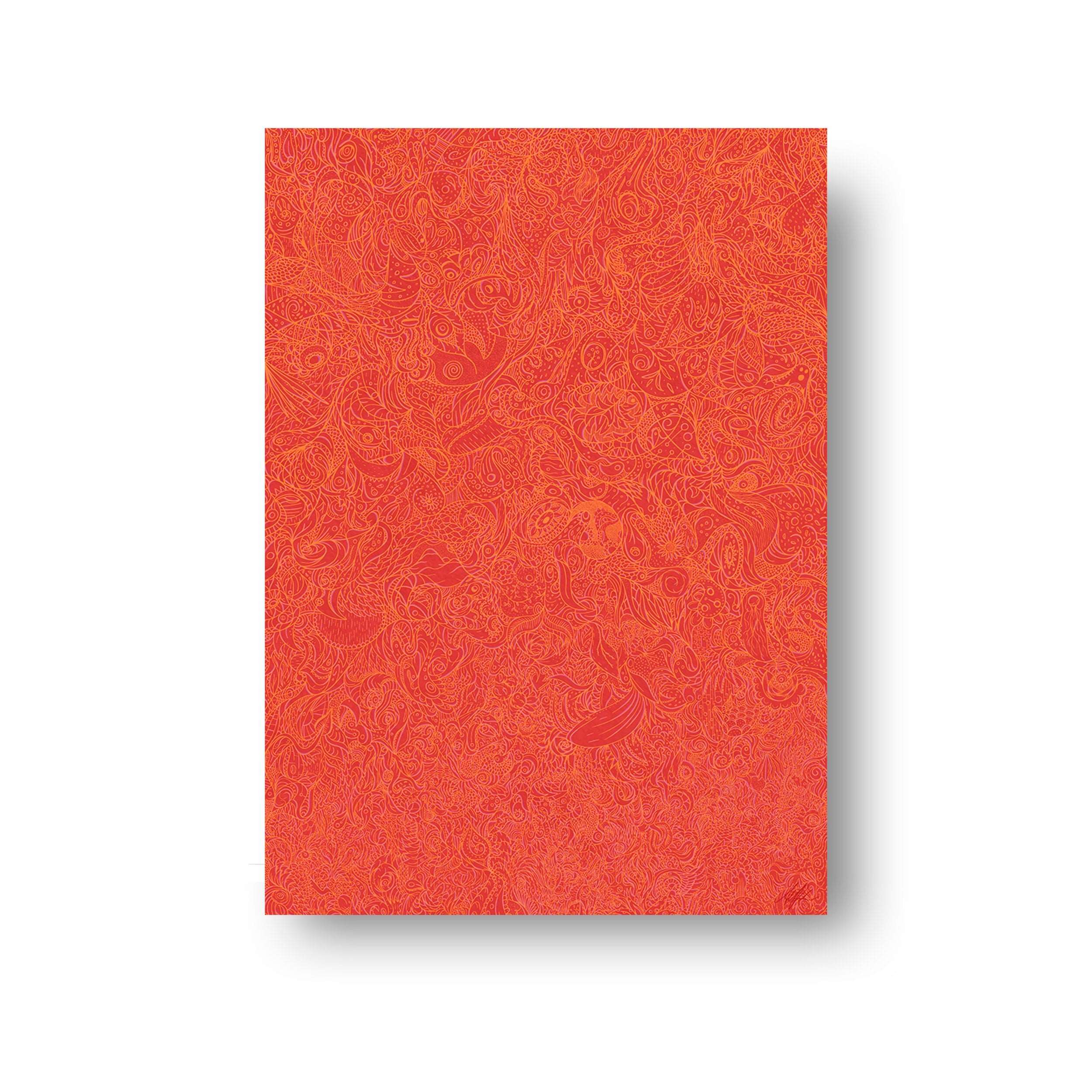 NOKUKO - Art - Alan Pedersen - ALANTHEROCK - Symphony of Senses - Listen, a fine balance - Passion red print